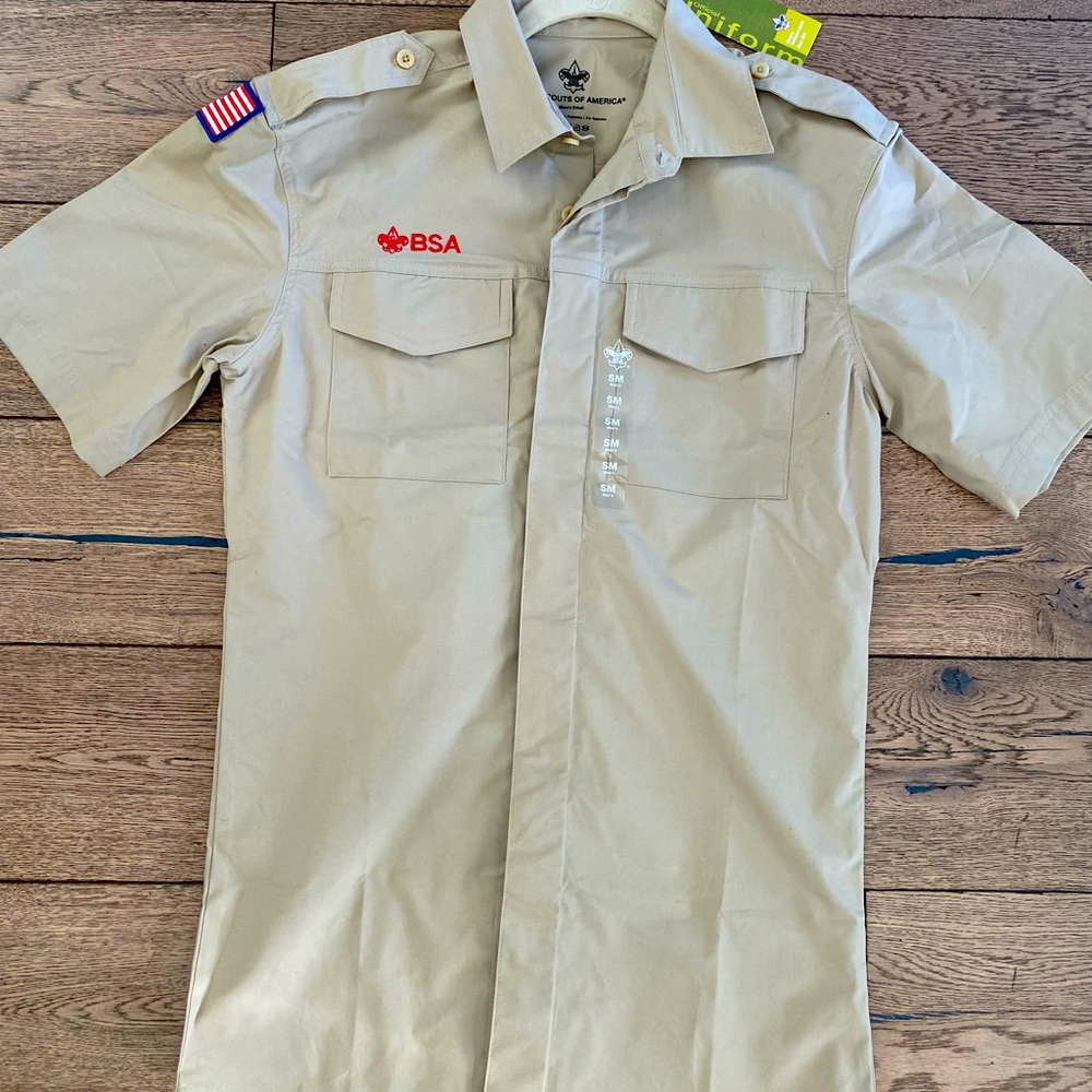 Men’s Small NWT Boy Scouts Uniform Top